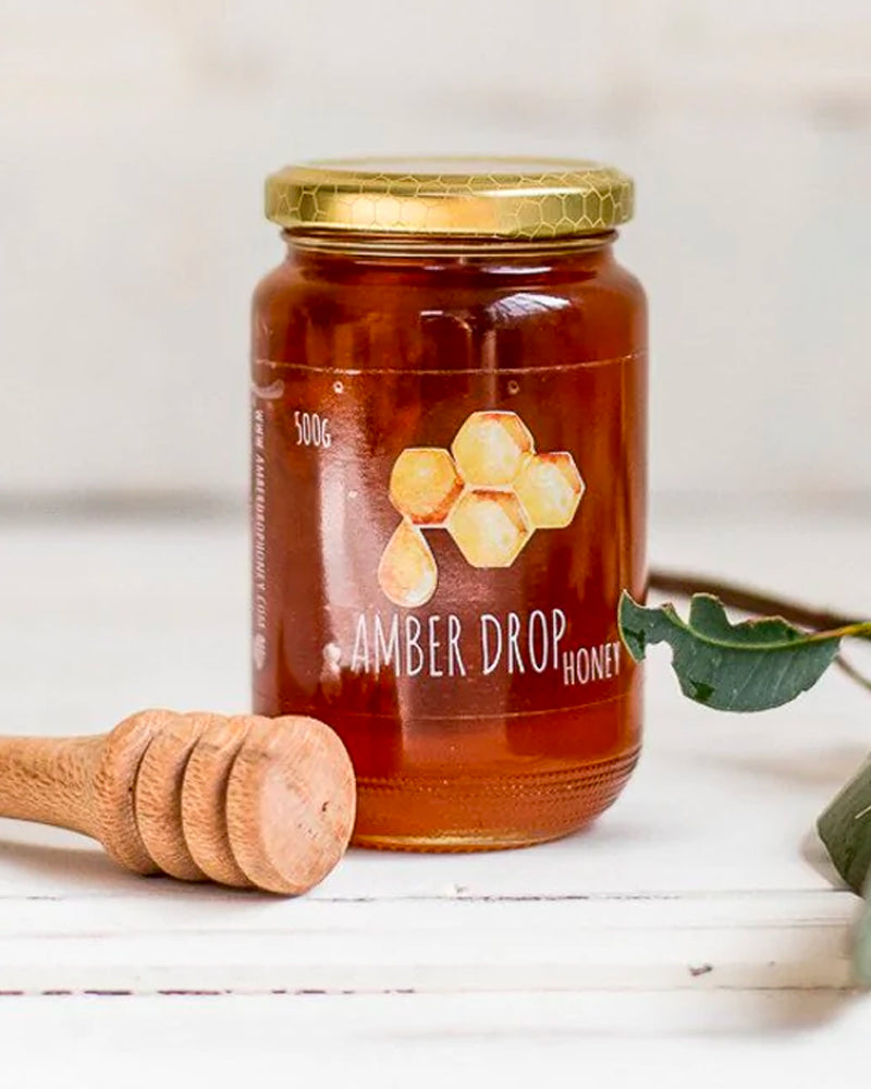 Amberdrop Raw Honey with Comb 500g